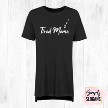 Load image into Gallery viewer, 'Tired Mama' Oversized Sleepy T - Black
