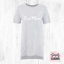 Load image into Gallery viewer, 'Tired Mama' Oversized Sleepy T - Grey