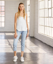 Load image into Gallery viewer, 'Mama' Flowy Side Slit Tank - Black