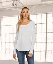 Load image into Gallery viewer, 'Mama Since' Flowy Long Sleeve T-Shirt - White