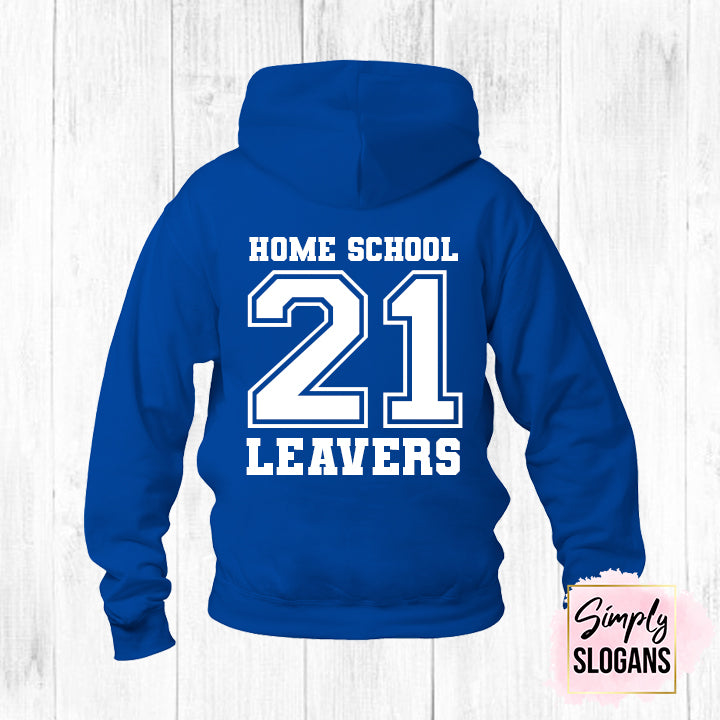 Home School Leavers Hoodie - Blue