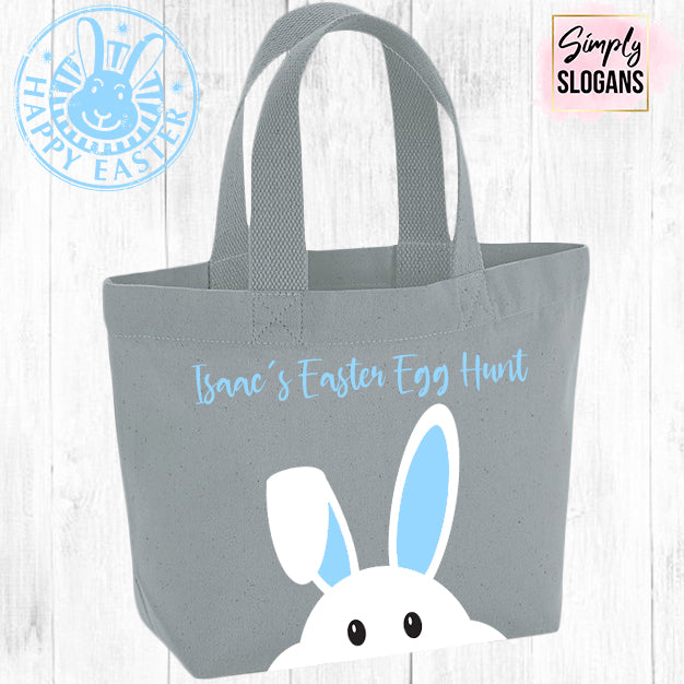 Personalised 'Easter Egg Hunt' Bag (Blue)