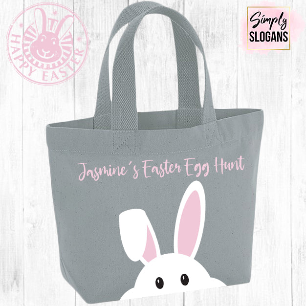 Personalised 'Easter Egg Hunt' Bag (Pink)