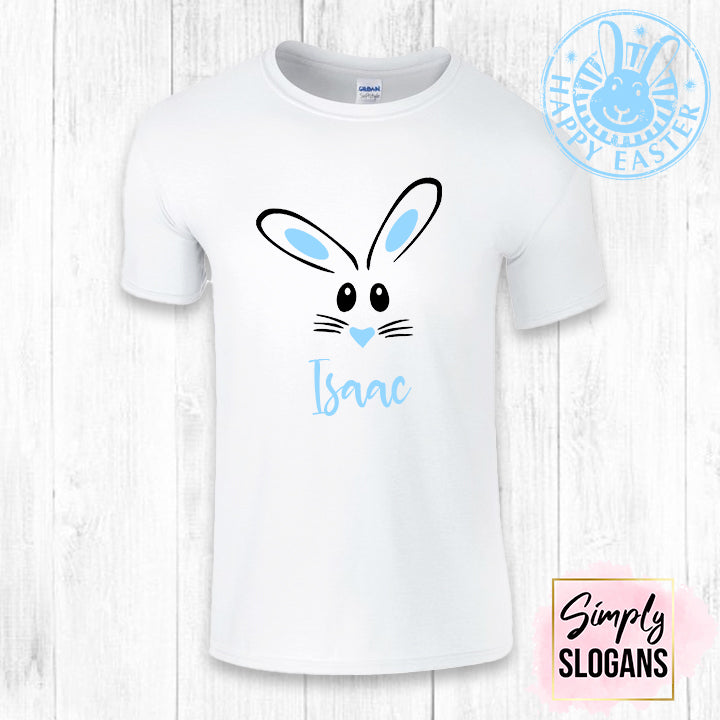 Personalised Bunny T-Shirt (Blue)