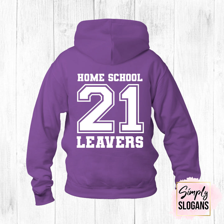Home School Leavers Hoodie - Purple
